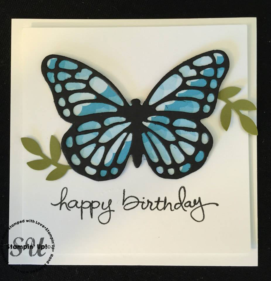 Endless Birthday Wishes Butterfly – Hand Stamped Cards with Josee Smuck ...