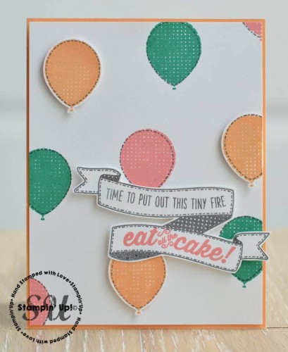 Birthday Banners, Stampin Up