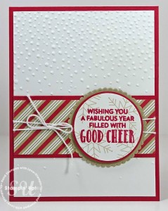 Stitched With Cheer, Stampin Up