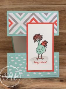 Hey Chick stamp set, Stampin Up, Sale-A-Bration, stamped card ideas