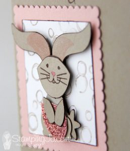Easter card using Foxy Friends and Fox Builder punch, Happy Celebrations stamp set , Stampin Up
