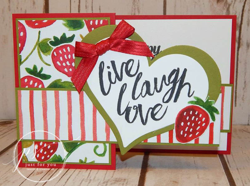 Layering Love stamp set: Double Z Fold Card – Hand Stamped Cards with ...