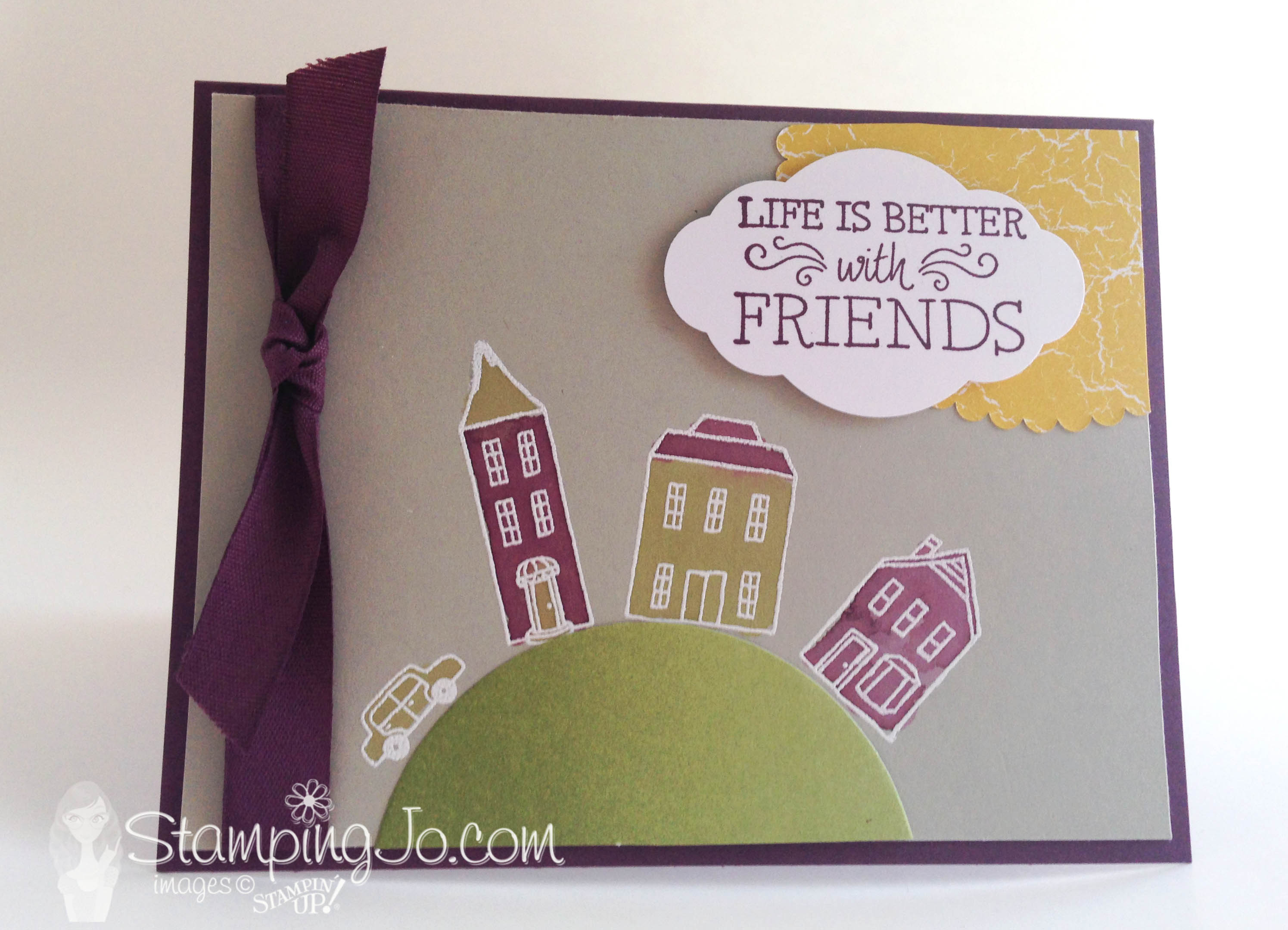 In the City, friendship card, Stampin Up