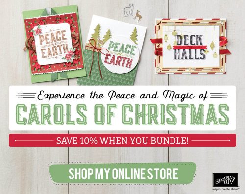 Carols of Christmas stamp set-perfect for making your own hand stamped Christmas cards, new from Stampin Up