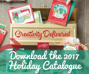 New Stampin Up 2017 Holiday Catalogue available!