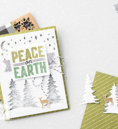 Christmas card created with the Carols of Christmas stamp set