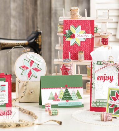 Introducing the Quilted Christmas Suite of products for Christmas cards, gifts, tags and more!