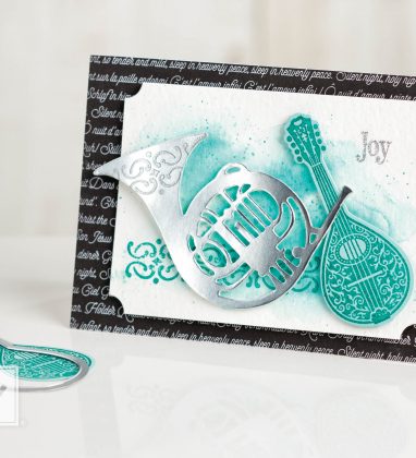 Musical Season stamp set and Musical Instruments Framelits Dies