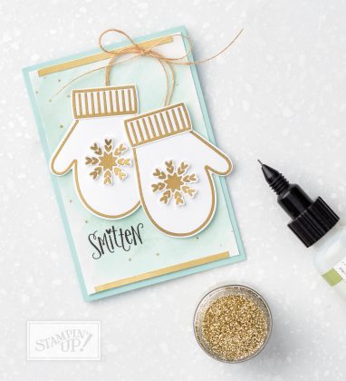 Smitten Mittens stamp set and Many Mittens Framelits Dies