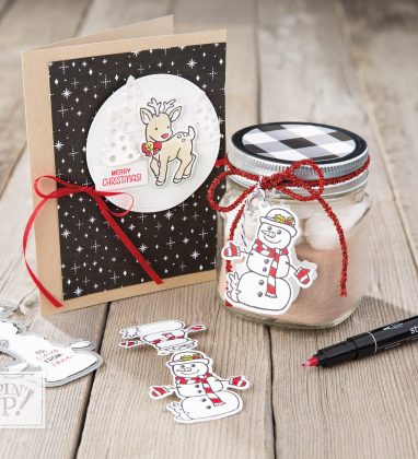 Seasonal Chums stamp set and Seasonal Tags Framelits Dies