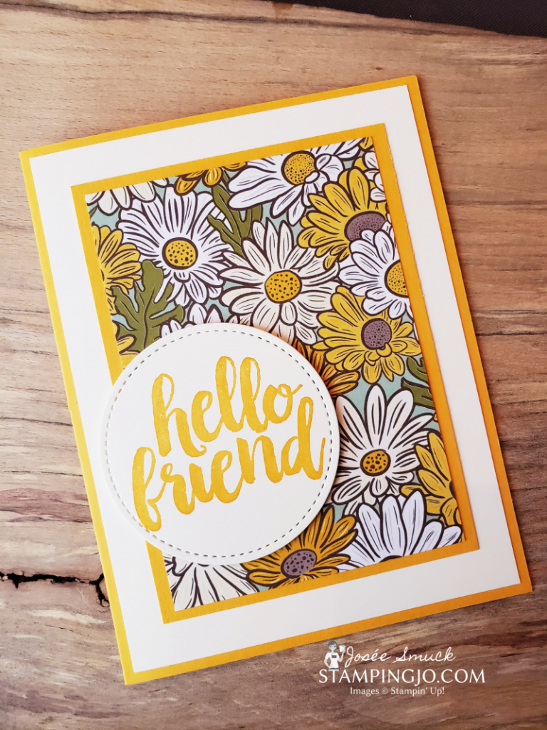 Ornate Garden Designer Paper   Hand Stamped Cards With Josee Smuck