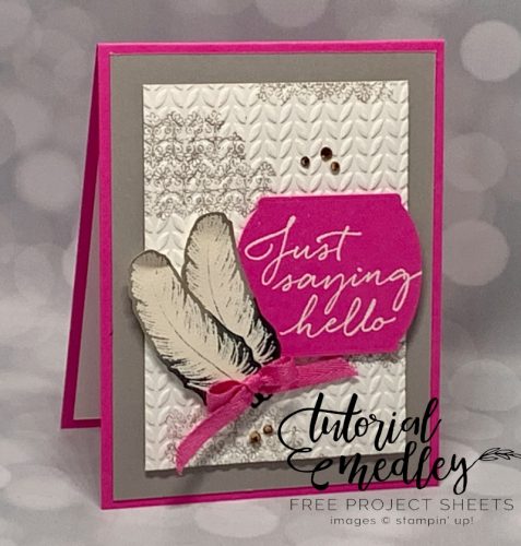 Tutorial Thursday: Tasteful Touches stamp set – Hand Stamped Cards with ...