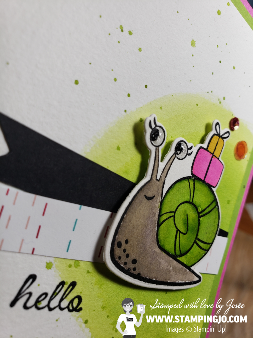Hello Snail – Hand Stamped Cards with Josee Smuck-Stampin' Up! Canada ...
