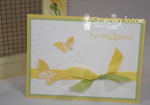 Butterfly Friend Card – Hand Stamped Cards with Josee Smuck-Stampin' Up ...